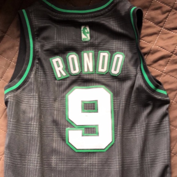 Boston Celtics Alternate Rajon Rondo Jersey - Picture 2 of 3